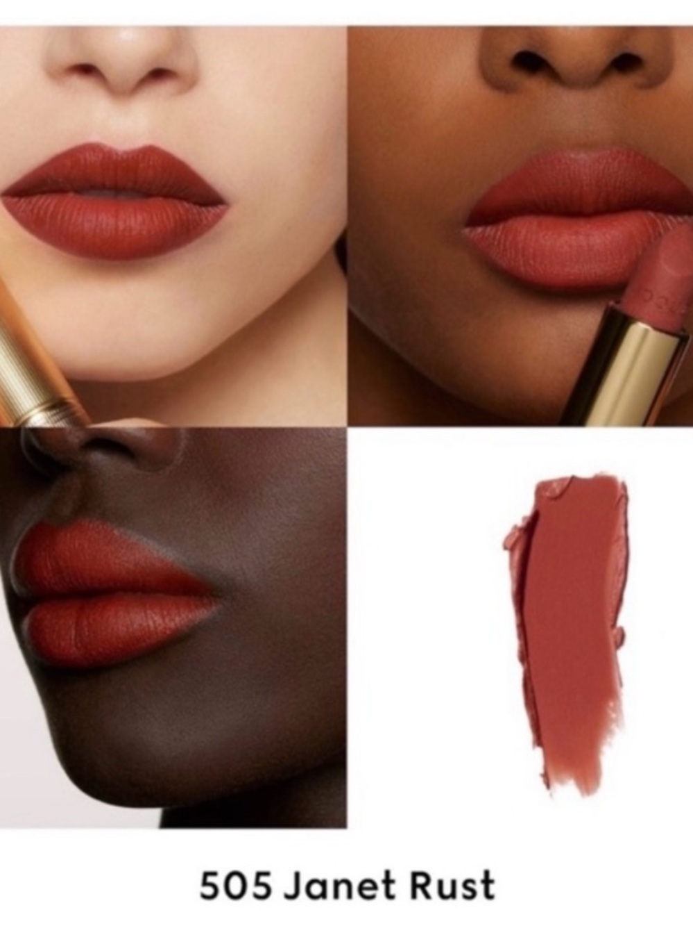 Gucci Limited Edition Matte Lipstick in Janet Rust 505 - Picture 3 of 7